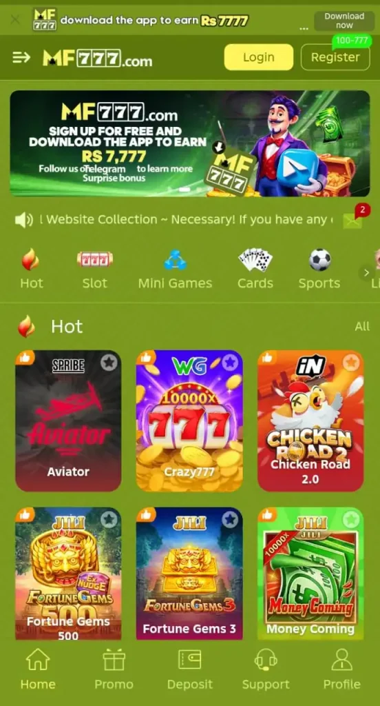 MF777 Game